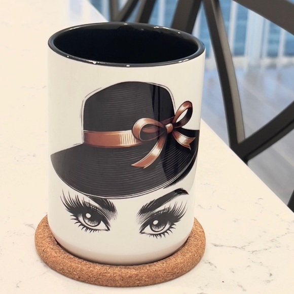 Custom Made Eyes of Allure Ceramic Mug (15 oz) - Picture 2 of 4